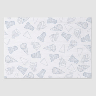 Bevat alleen blauw weefselpapier tissuepapier