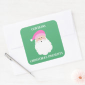 Bevat kerstcadeaus Sticker (Envelop)
