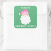 Bevat kerstcadeaus Sticker (Tas)