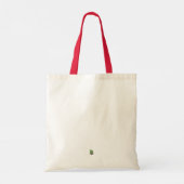 "Bevat snacks" Shopper canvas tas (Achterkant)
