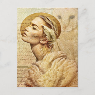 beveedelde vrienden na creditcard briefkaart