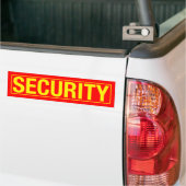 "BEVEILIGING" BUMPERSTICKER (Op Truck)