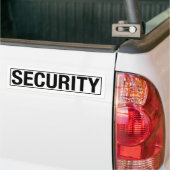 "BEVEILIGING" BUMPERSTICKER (Op Truck)