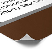 Beveiliging Poster (Hoek)