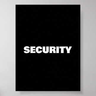 Beveiliging Poster