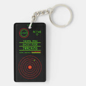 Beveiliging Surveillance LED Tracking Device X2 Fa Sleutelhanger (achterkant)