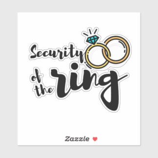 Beveiliging van ring sticker