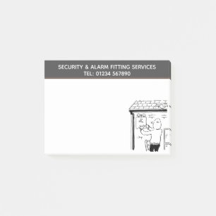 Beveiligings- en alarmeringsservices voor persoonl post-it® notes