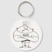 Beveiligingsagent Sleutelhanger (Achterkant)