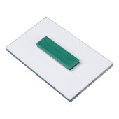Beveiligingsbeambte ID Foto Naam Logo QR Teal Naambadge (Achterkant)