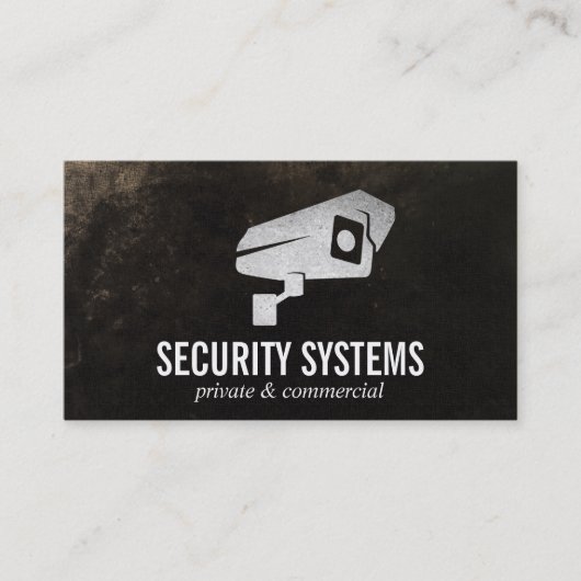 Beveiligingscamera Visitekaartje (Voorkant)