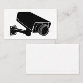 Beveiligingscamera Visitekaartje (Voorkant / Achterkant)