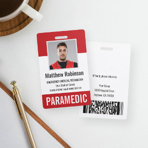 Beveiligingsidentificatiekaart voor eerstehulpverl badge