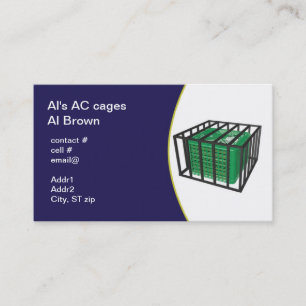 beveiligingskooi voor de buitenkant van de warmtep visitekaartje