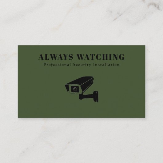 Beveiligingsoplossingen bewakingssysteem CCTV Came Visitekaartje (Voorkant)