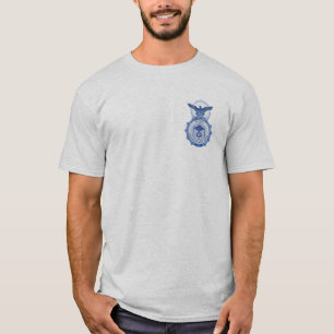Beveiligingspolitiek in ruste MSgt Shirt met schil