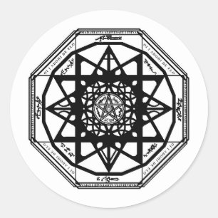 Beveiligingssignaal Ronde Sticker