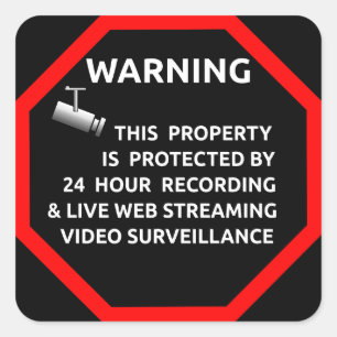 Beveiligingssticker voor Windows Help pesten voork Vierkante Sticker