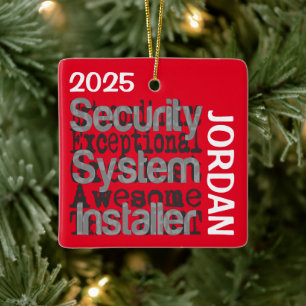 Beveiligingssysteem Installateur Extraordinaire Aa Keramisch Ornament