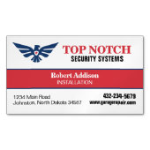 Beveiligingssystemen Magnetisch Visitekaartje (Voorkant)