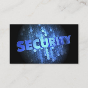 Beveiligingsvisitekaartjes Visitekaartje