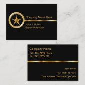 BeveiligingsVisitekaartjes Visitekaartje (Voorkant / Achterkant)