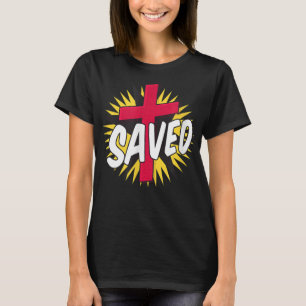 Beveiligt Jezus Christus Bijbelse Christelijke kru T-shirt