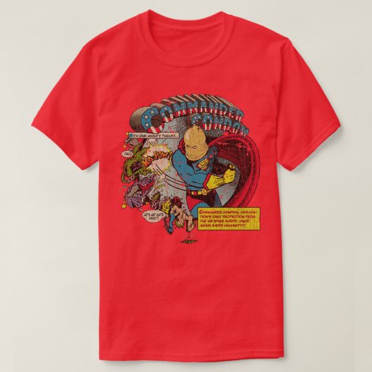 Bevelhebber Condom Mighty Thrust 1987 T-shirt (Design voorkant)