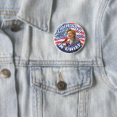 Bevelhebber van de Button van Chief Hillary 2008 (In situ)