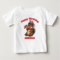 Bever (5t) Patriottisch Kinder T-Shirt