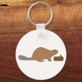 Bever Sleutelhanger (Achterkant)