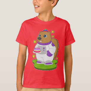 Bever Verjaardag Astronaut T-shirt