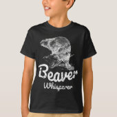 Bever Whisperer Bevers Jager T-shirt (Voorkant)