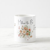 Beverage Mug Mother-to-Be Soft Blush Pinks Bouquet (Centre)
