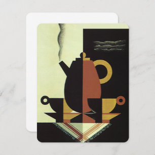  Beverages, Koffiepot met bekers Kaart