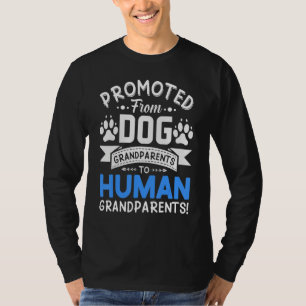 Beverderd van hond grootouders tot menselijke jong t-shirt
