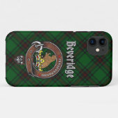 Beveridge Clan Badge & Tartan Phone Case (Achterkant (horizontaal))