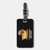 Beverliefhebber Bad Bagagelabel (Voorkant verticaal)