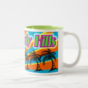 Beverly Hills 5 Palm Trees Mok Cup