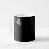 Beverly Hills 90210 Peach Pit Pattern Koffiemok (Voorkant links)