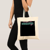 Beverly Hills 90210 Peach Pit Pattern Tote Bag (Voorkant (product))