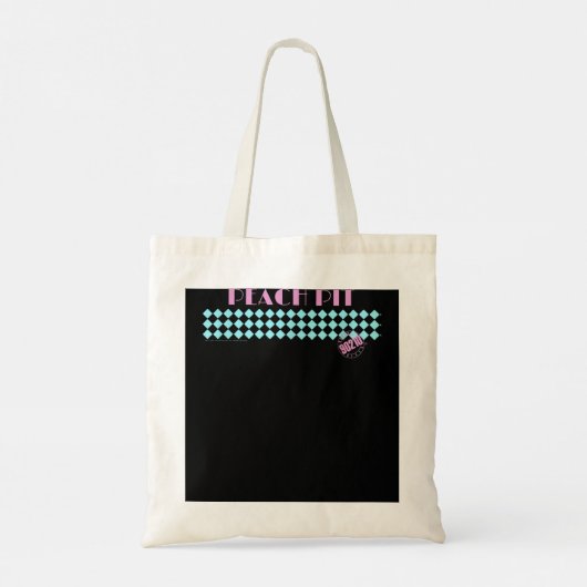 Beverly Hills 90210 Peach Pit Pattern Tote Bag (Achterkant)