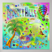 Beverly Hills Affiche mélodique intemporelle (Devant)