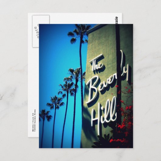 Beverly Hills Briefkaart (Voorkant / Achterkant)