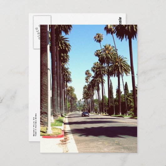 Beverly Hills Briefkaart (Voorkant / Achterkant)