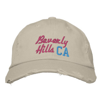 Beverly Hills CA Roze en Turquoise  stijl Geborduurde Pet
