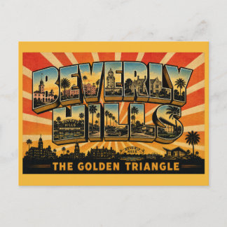 Beverly Hills California Golden Triangle Briefkaart