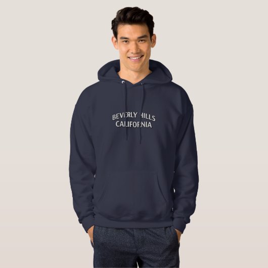 Beverly Hills California Hoodie (Voorkant volledig)