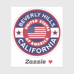 BEVERLY HILLS, Californië Sticker