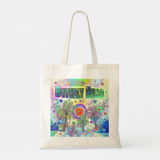 Beverly Hills Deep Dream Canvas tas (Achterkant)